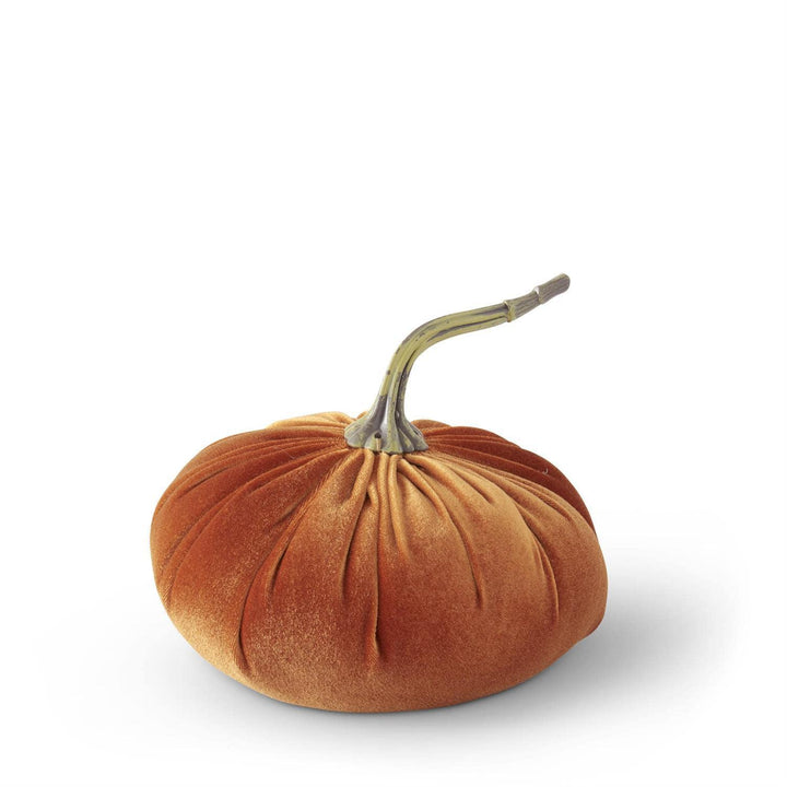 Orange Plush Velvet Pumpkin