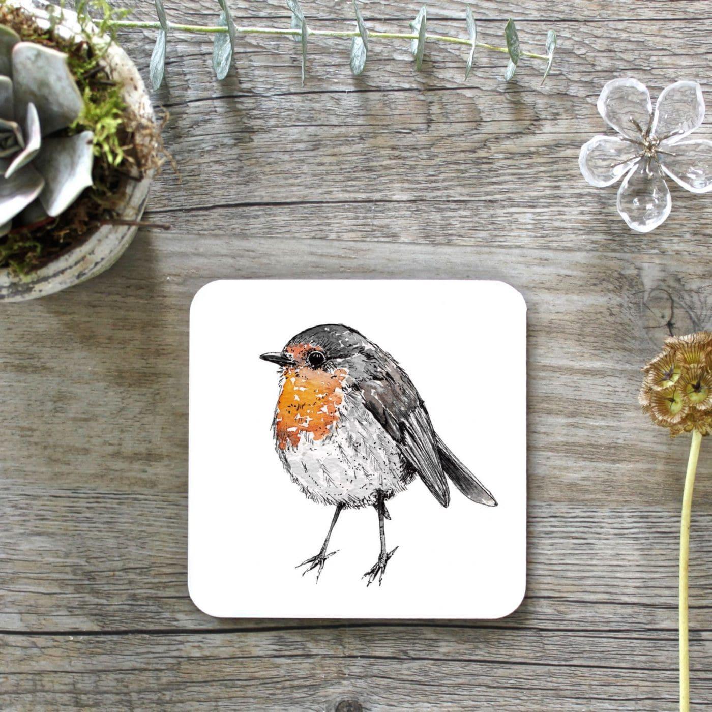 Robin Coaster Set
