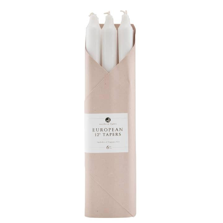 Tapers 12in Multi Pack | Pure White