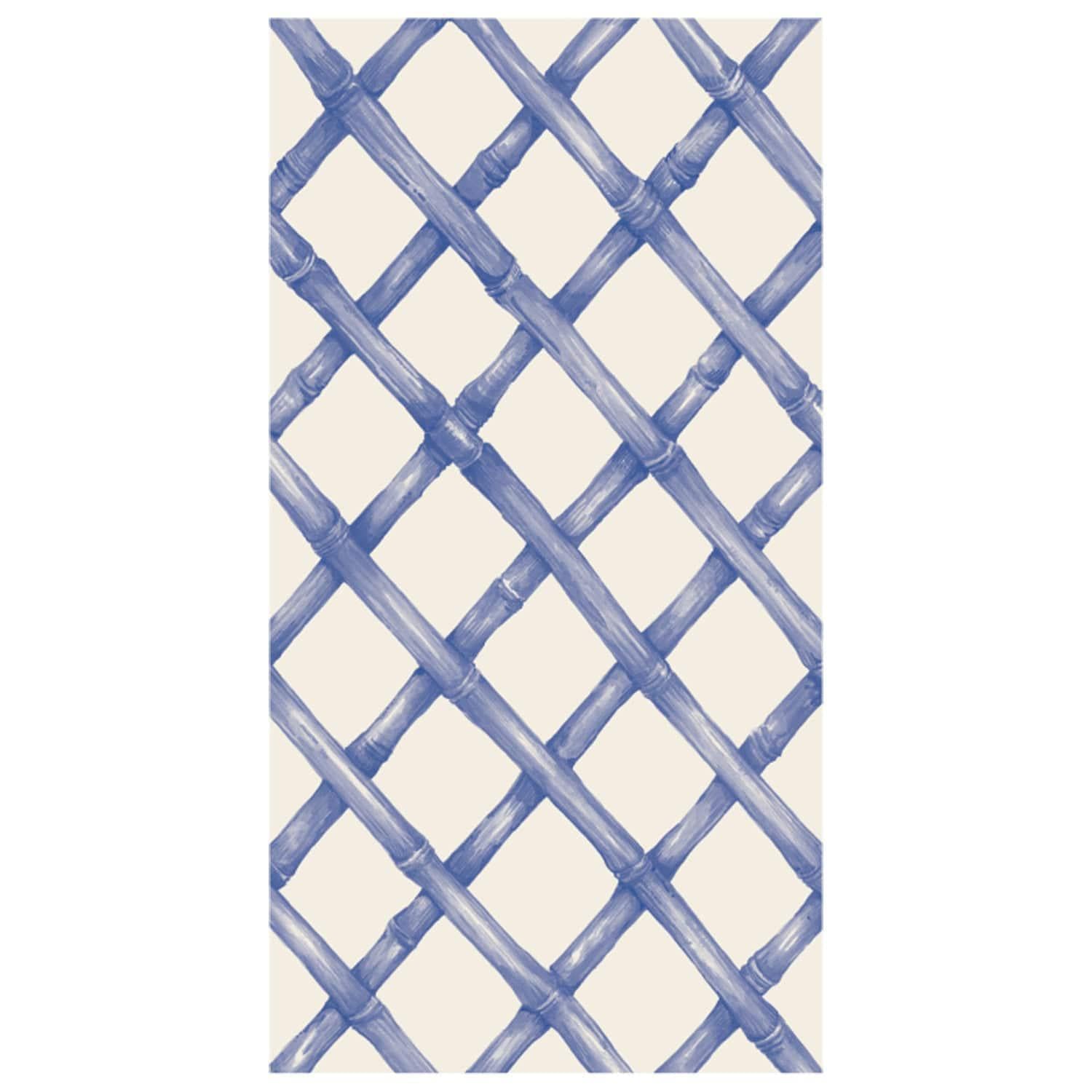 Blue Lattice Guest Towel Napkin