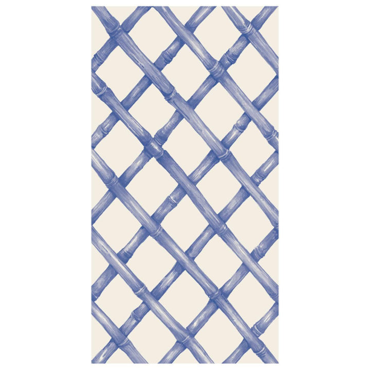 Blue Lattice Guest Towel Napkin