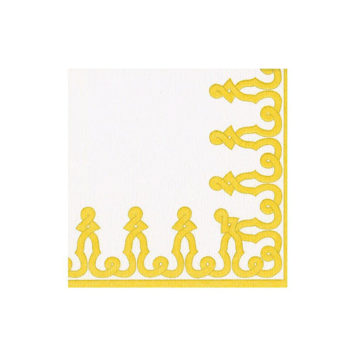 Dessin Passementerie Dijon Paper Linen Cocktail Napkins