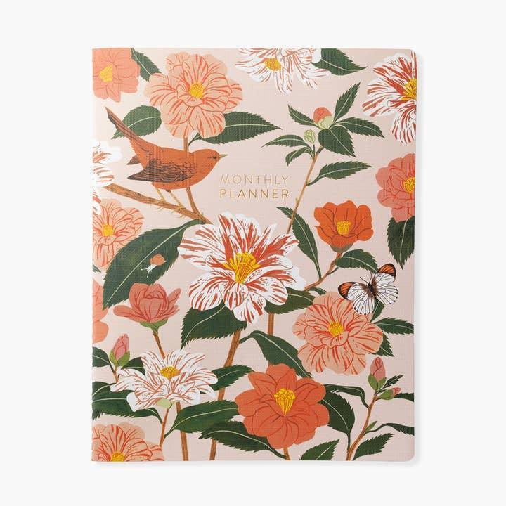 Camellia Undated Monthly Planner