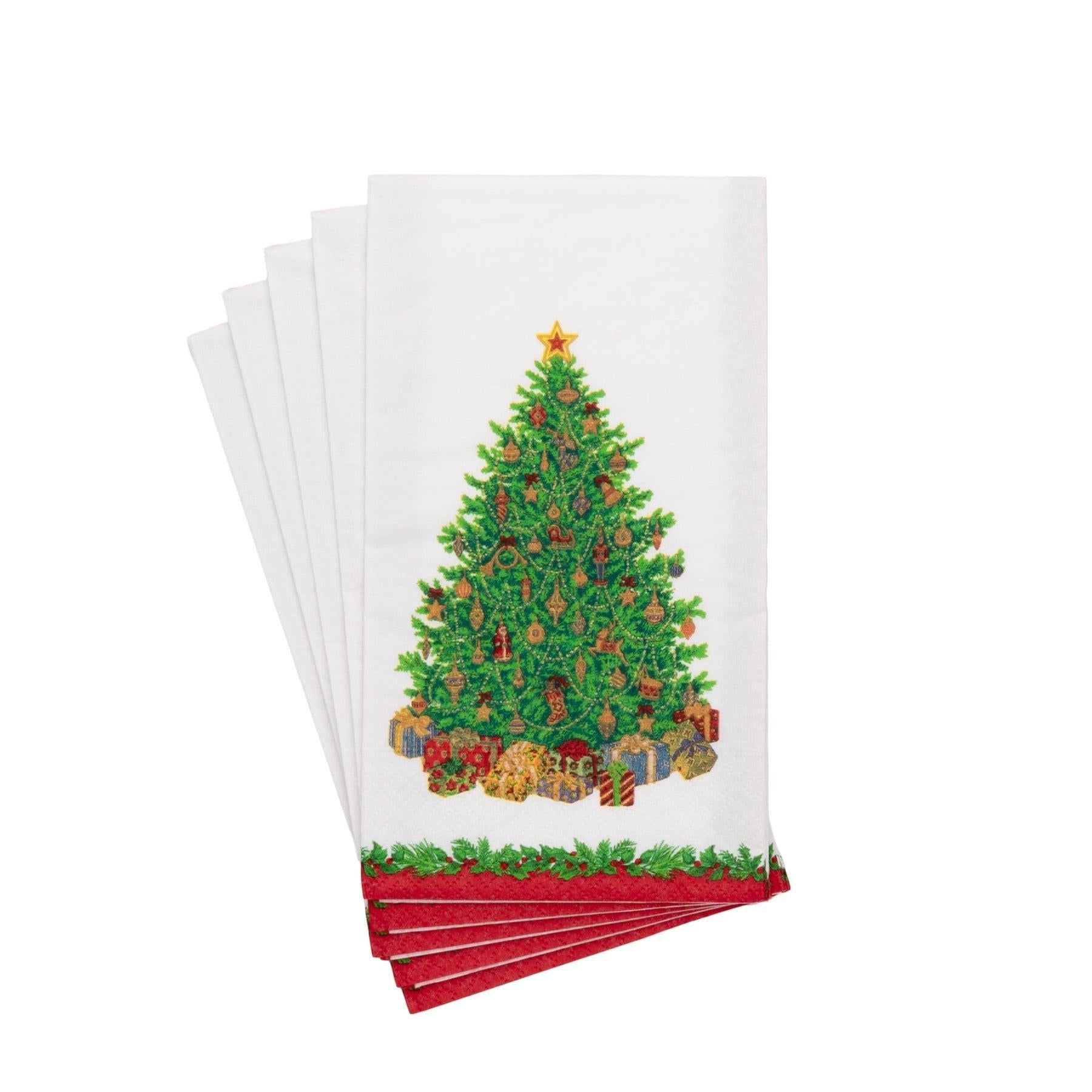 Christmas Tree Paper Guest Towel Napkin