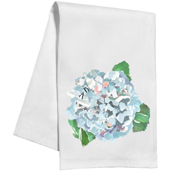 Blue Hydrangea Tea Towel