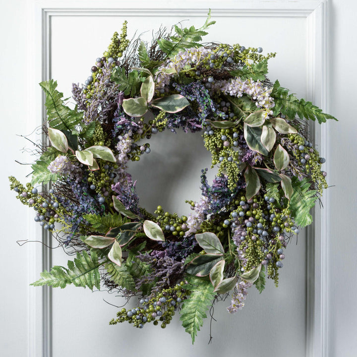 Lavender and Berry Wreath