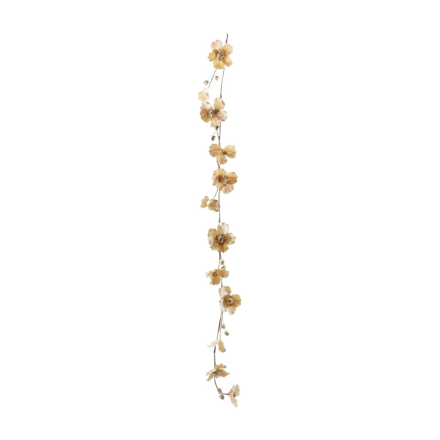 Jeweled Magnolia Flower Garland