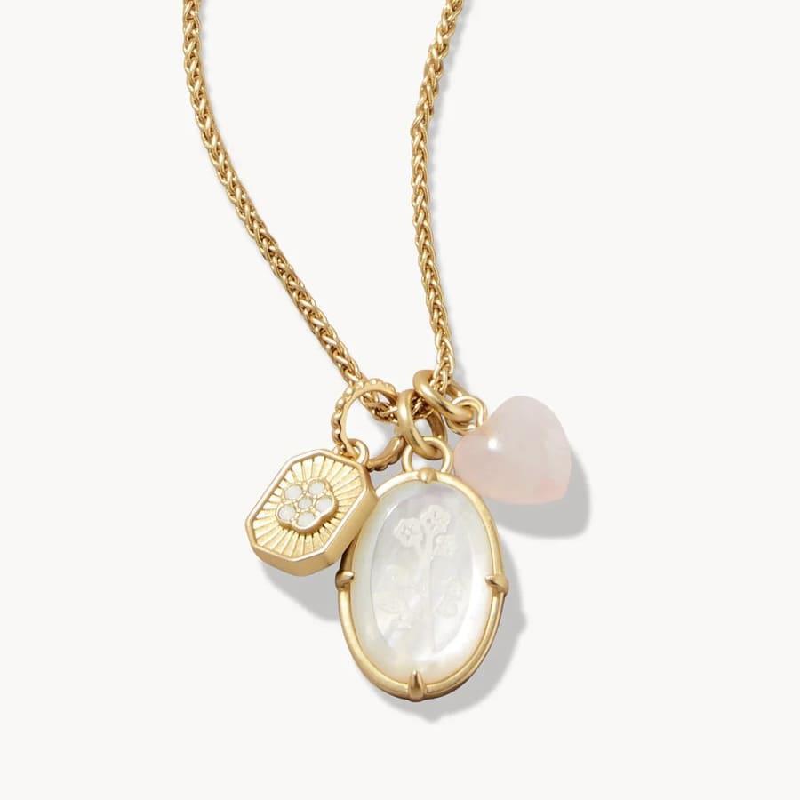 Forget Me Not Charm Necklace