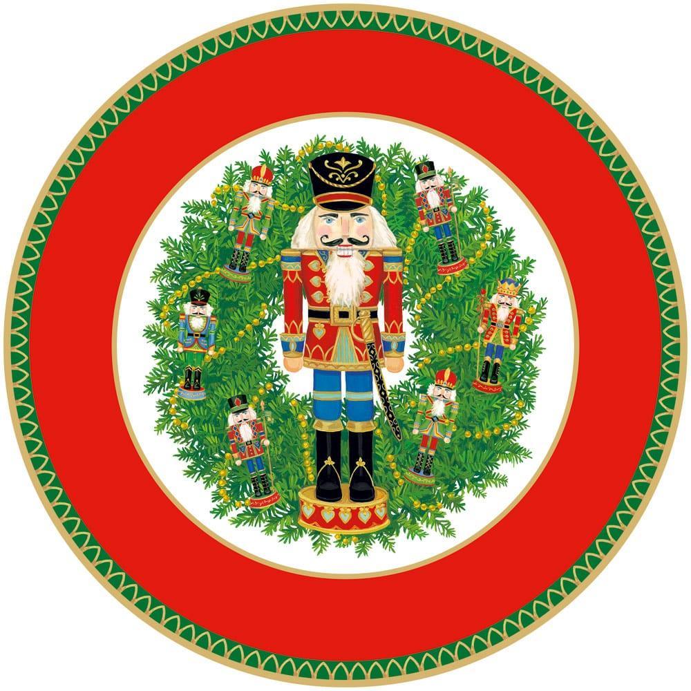 Nutcracker Wreath Dinner Plates