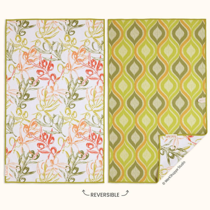 Olive Branch Microfiber Kitchen Towel