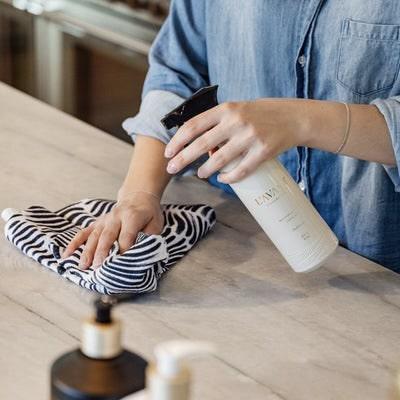 L'AVANT x Geometry Fresh Linen Cleaning Kit