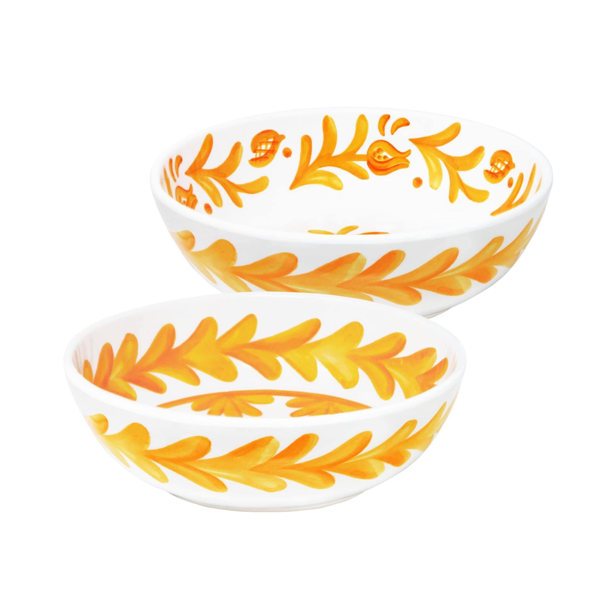 Sicily Orange Small Serving Bowl