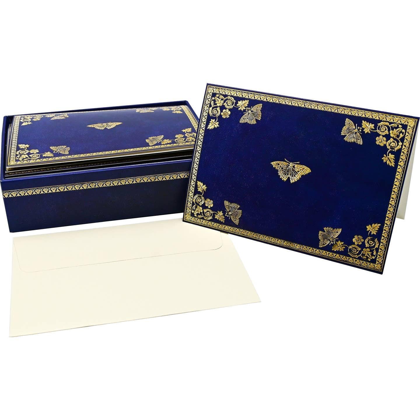 Gilded Butterflies Note Cards
