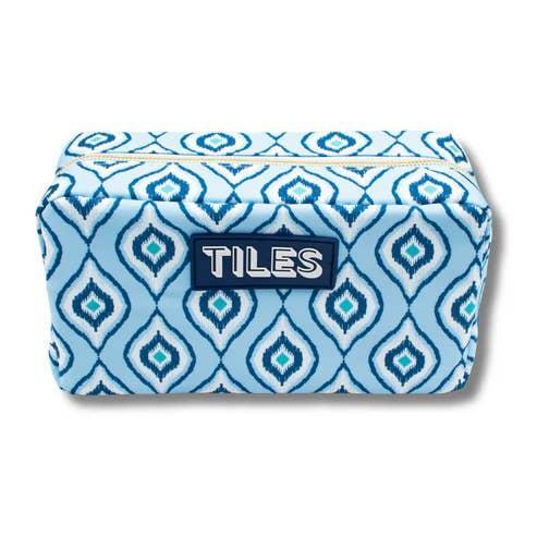 IKAT-Blue Mahjong Tile Bag
