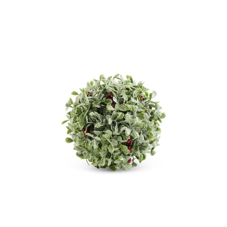 Glittered Mistletoe Ornament