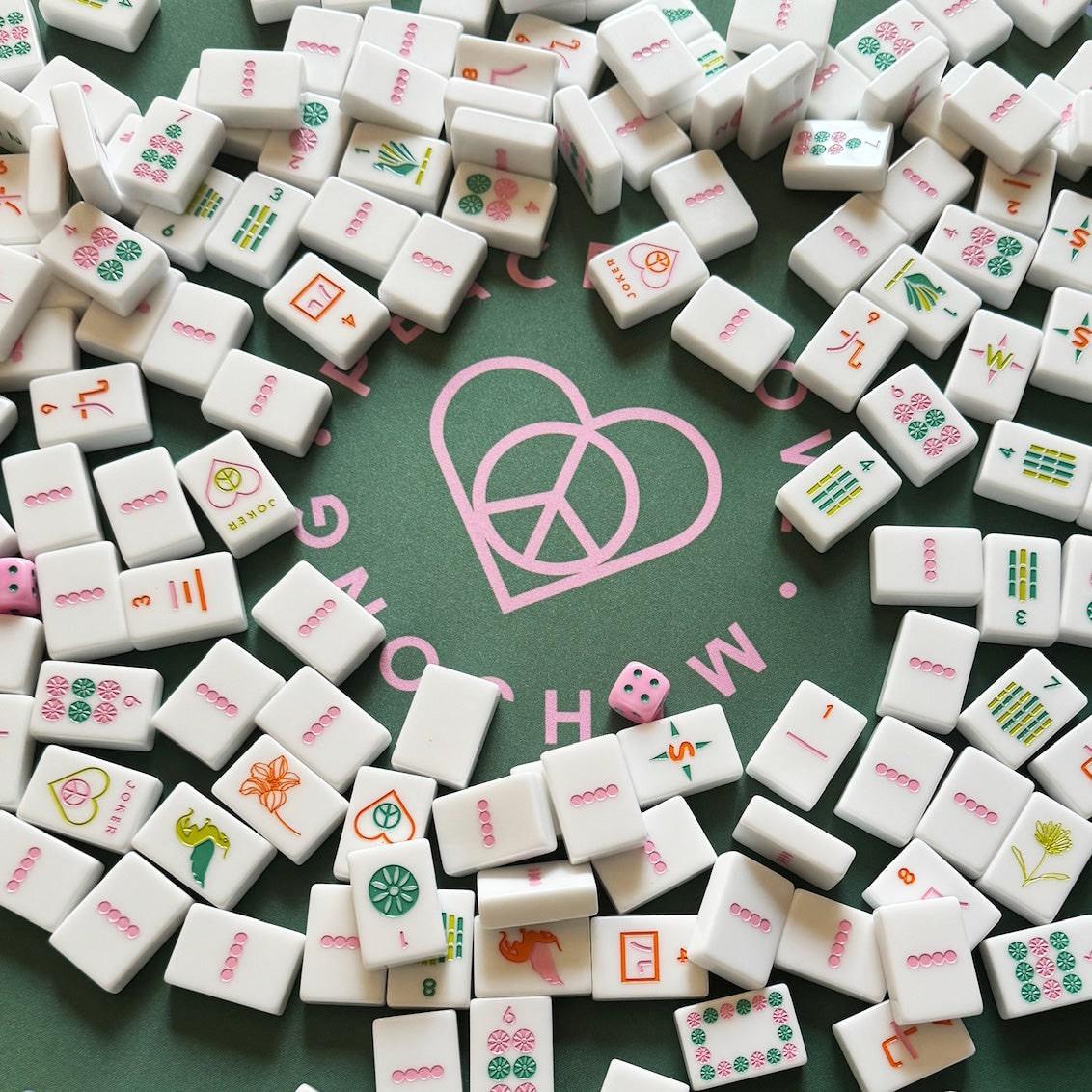 Vibrant Vibes Mahjong Tile Set
