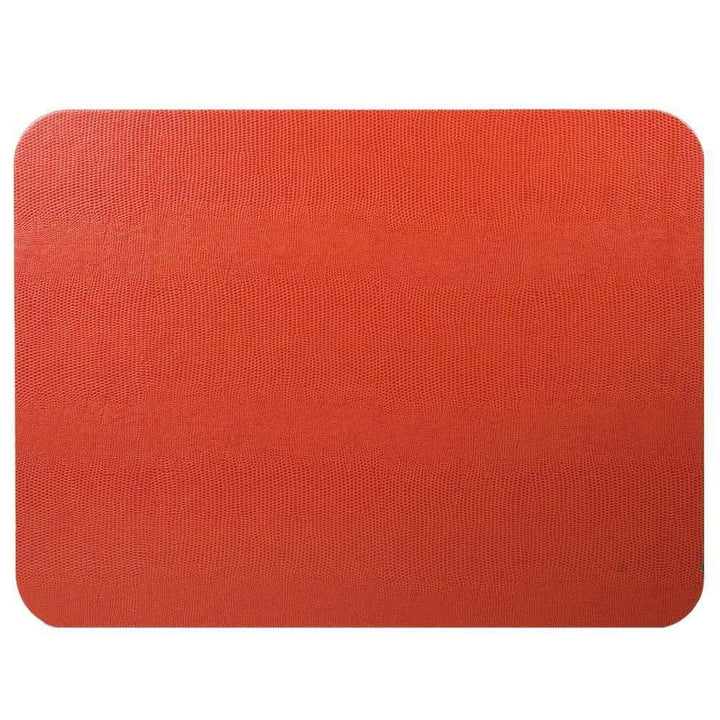 Orange Lizard Felt Backed Placemat