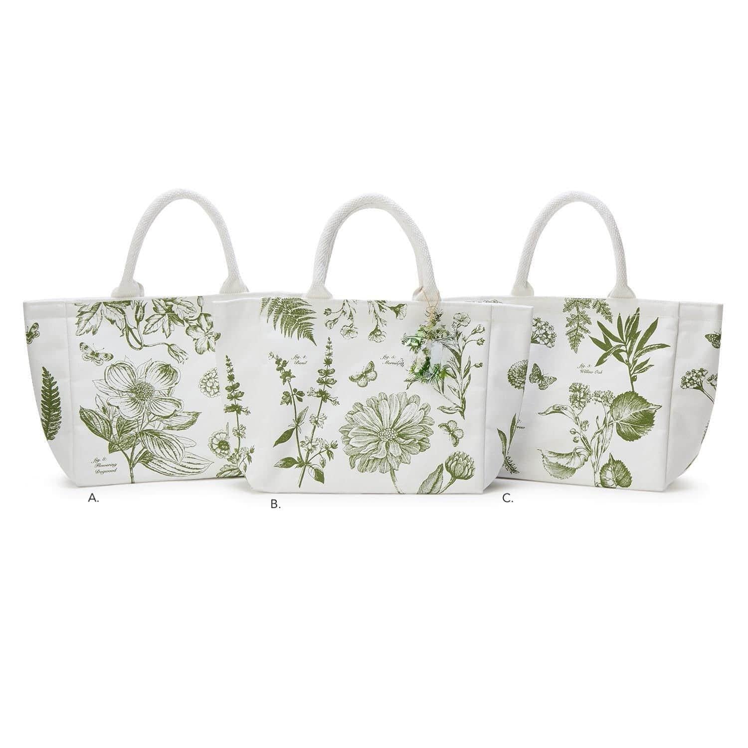 Botanical Print Cooler Tote