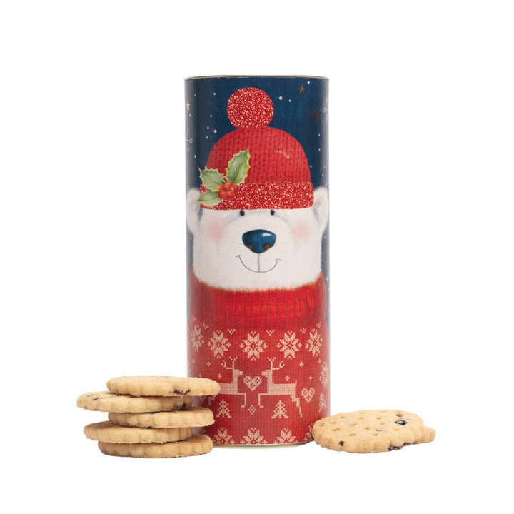 Farmhouse British Biscuit Polar Bear Tube