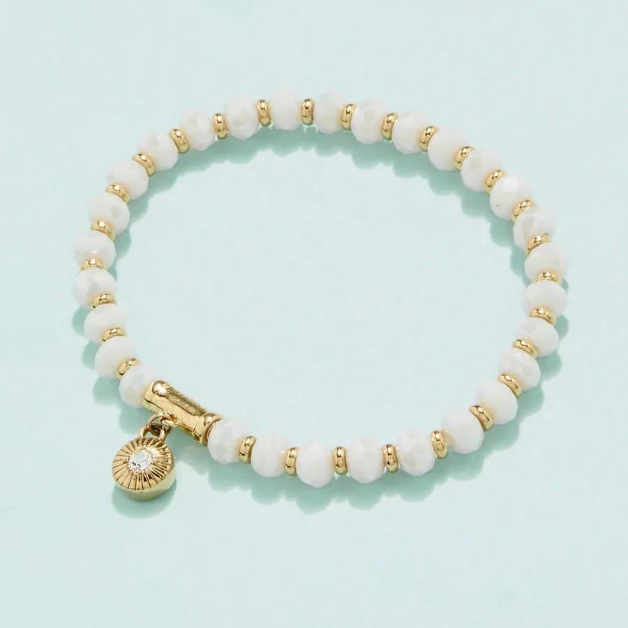 Alljoy Cream Stretch Bracelet