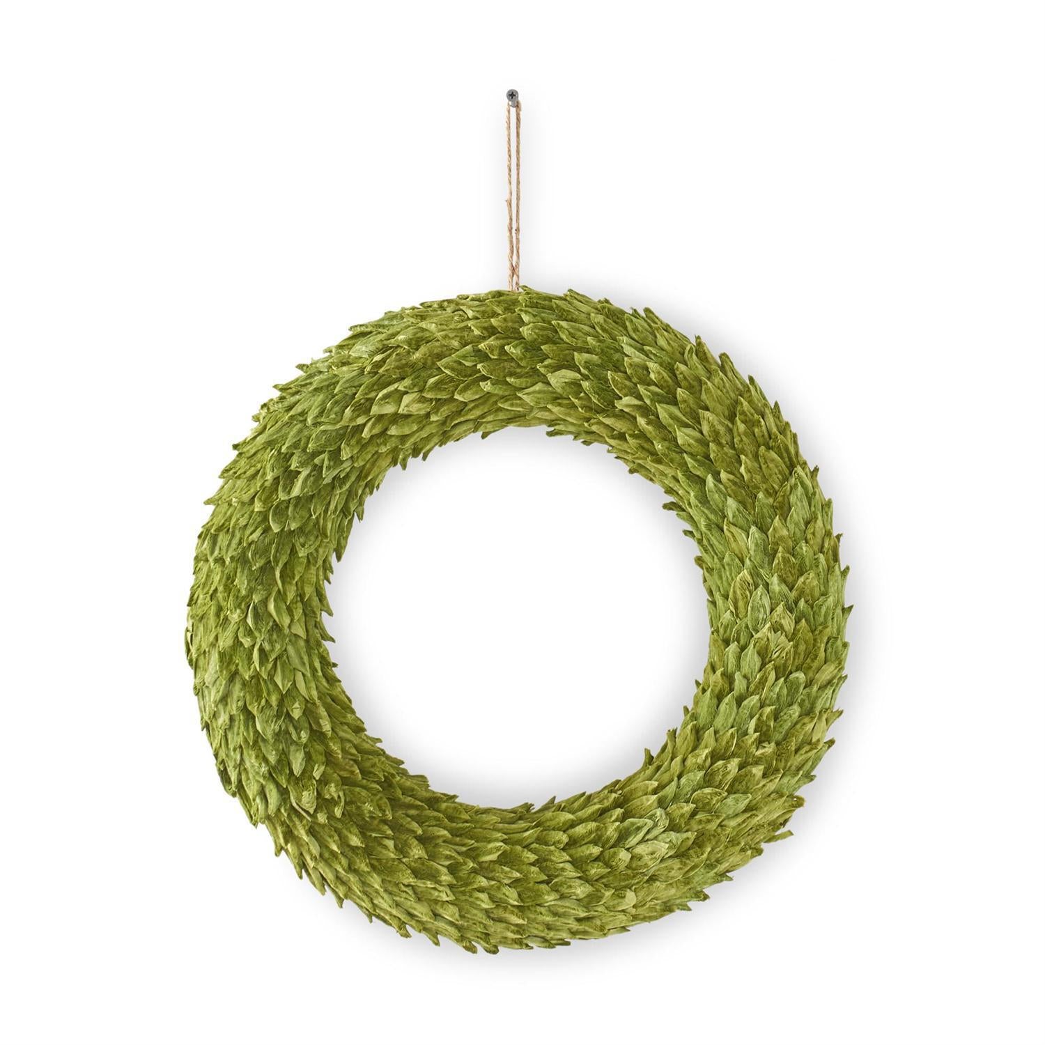 Dark Green Petal Leaf Wreath