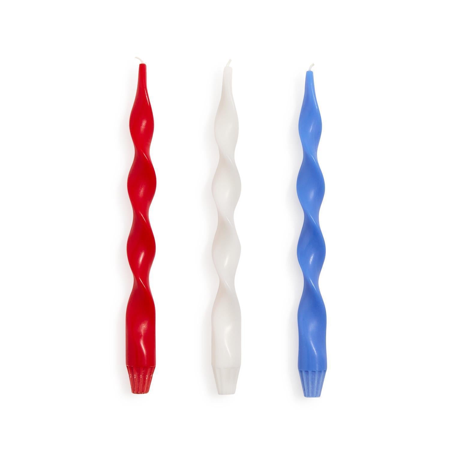 Red, White, & Blue Twist Taper Set