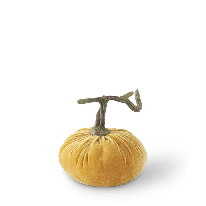 Harvest Yellow Velvet Pumpkin