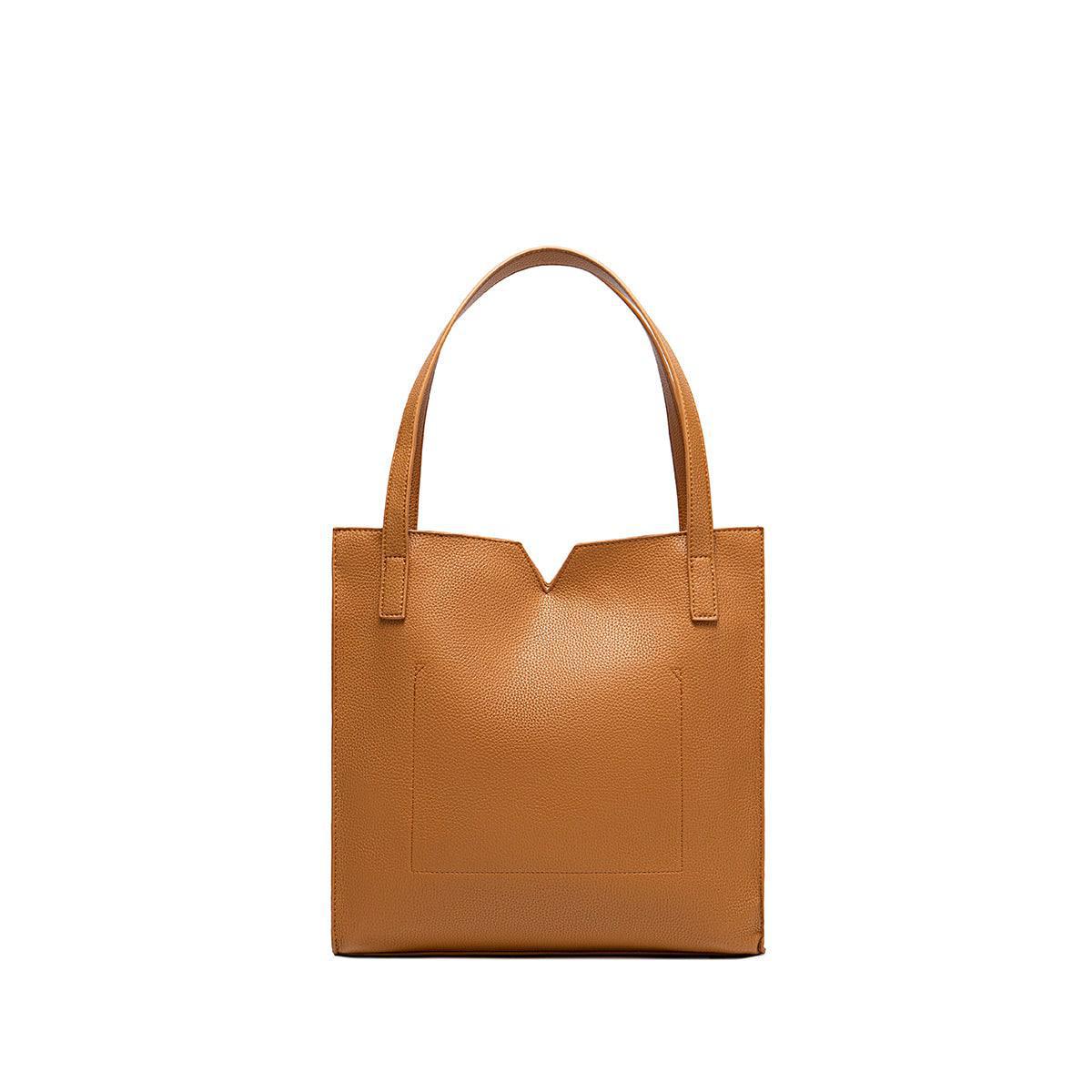 Alicia Tote | Mustard Pebbled