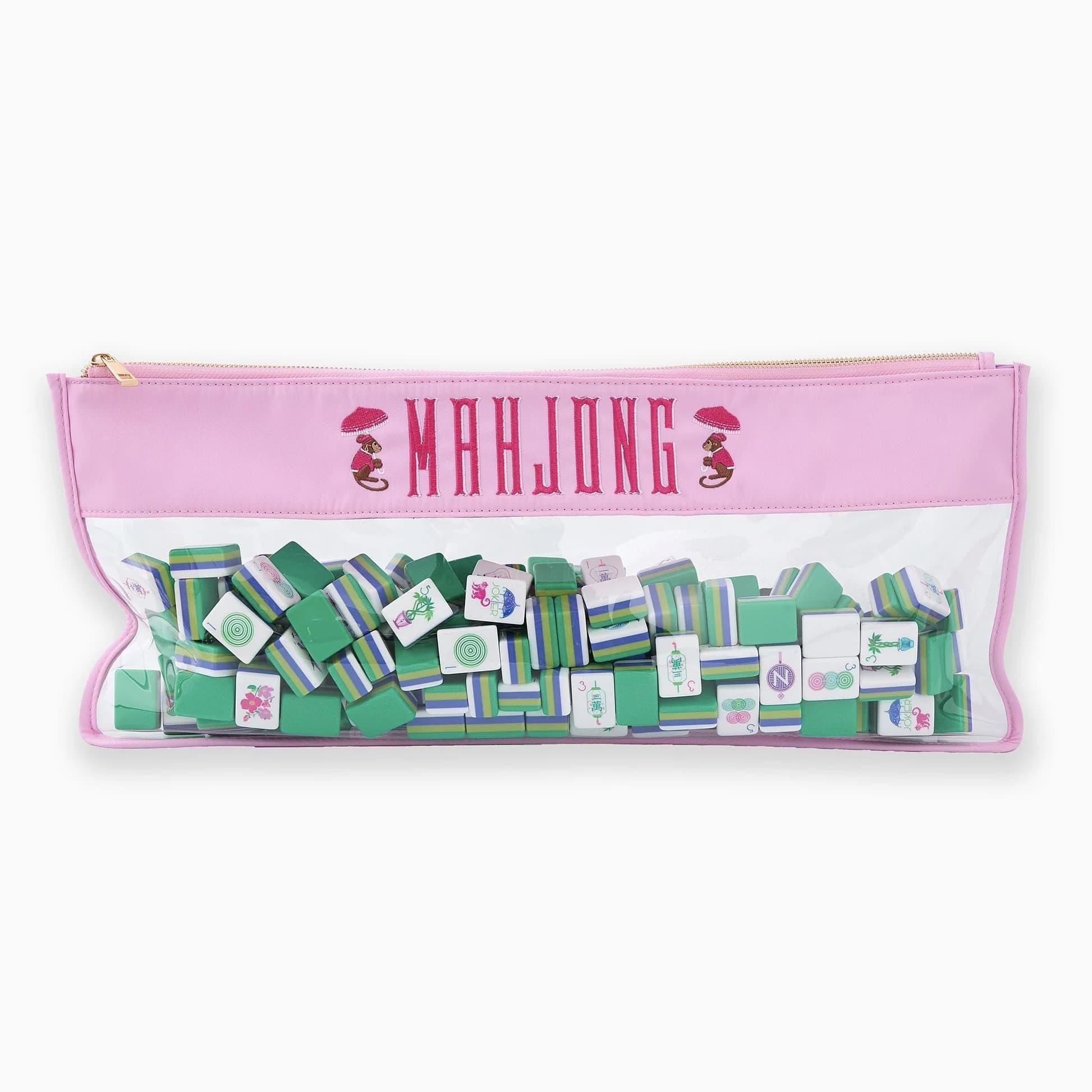 Cotton Candy Monkey Mahjong Bag