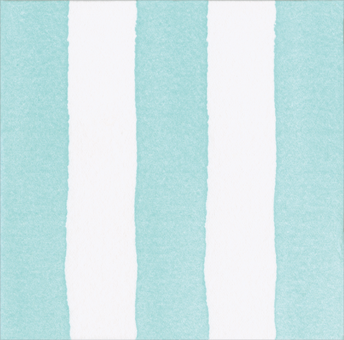 Aqua Cafe Stripe Paper Linen Cocktail Napkins