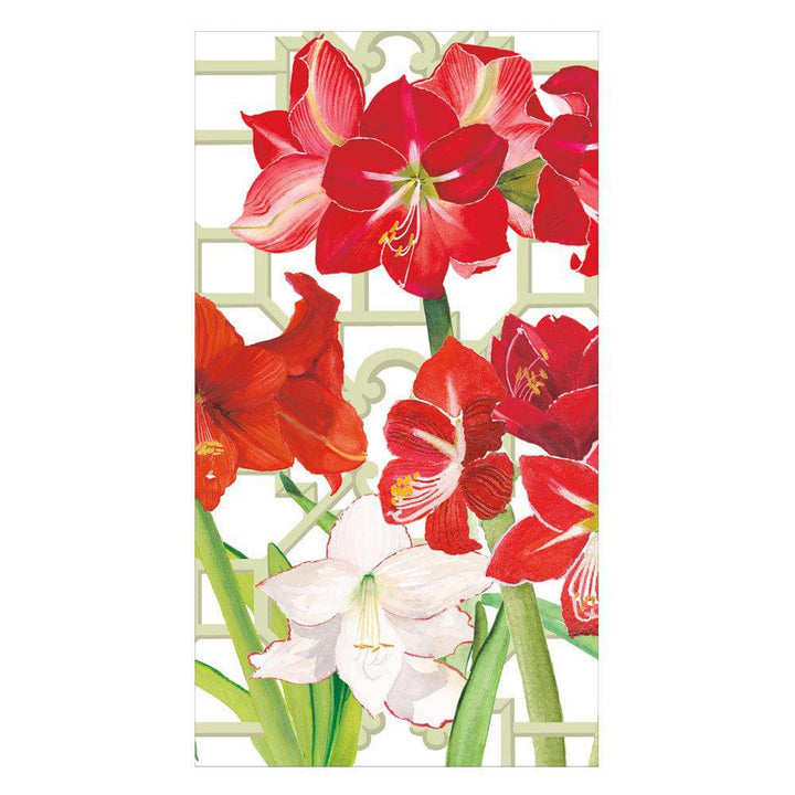 Amaryllis Conservatory Paper Guest Towel Napkins