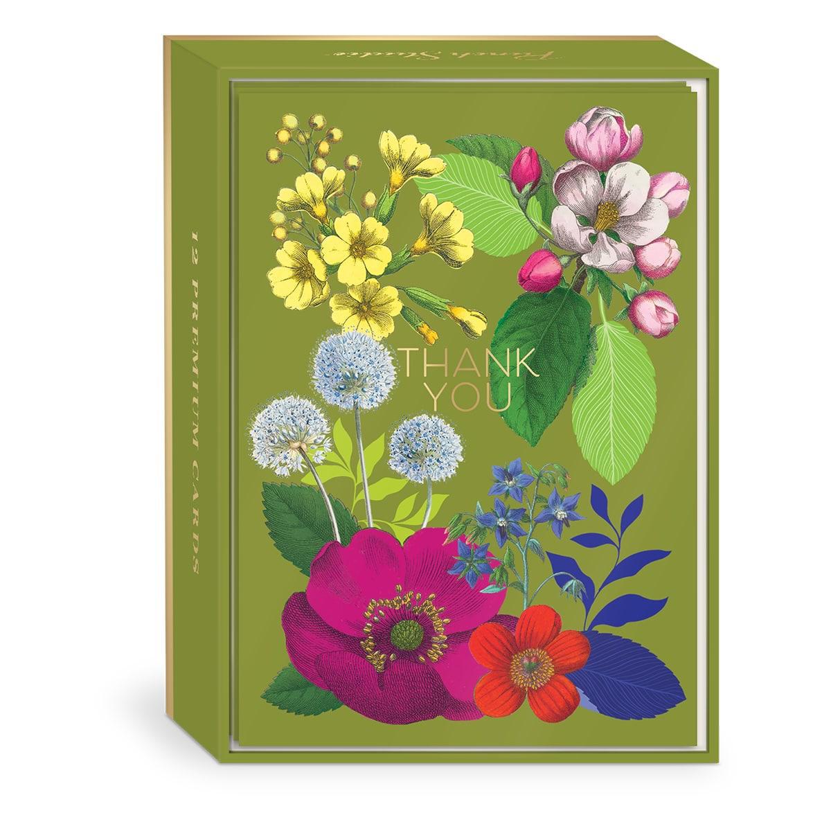 Vintage Floral Boxed Thank You Cards