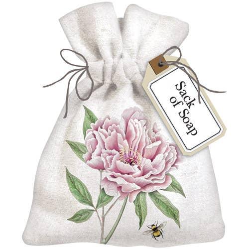 Peony Sack of Soap