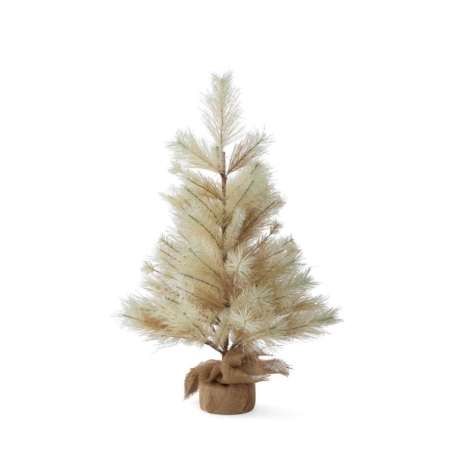 Light Sage Green Tree In Burlap Sack