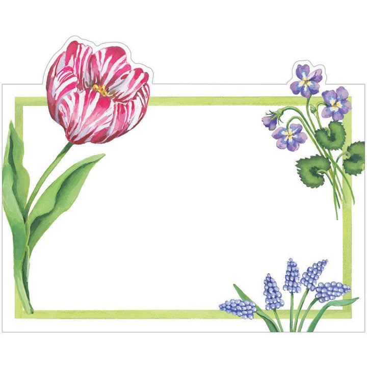 Floral Majolica Place Cards