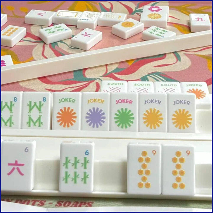 Modern Art Mahjong Tile Set