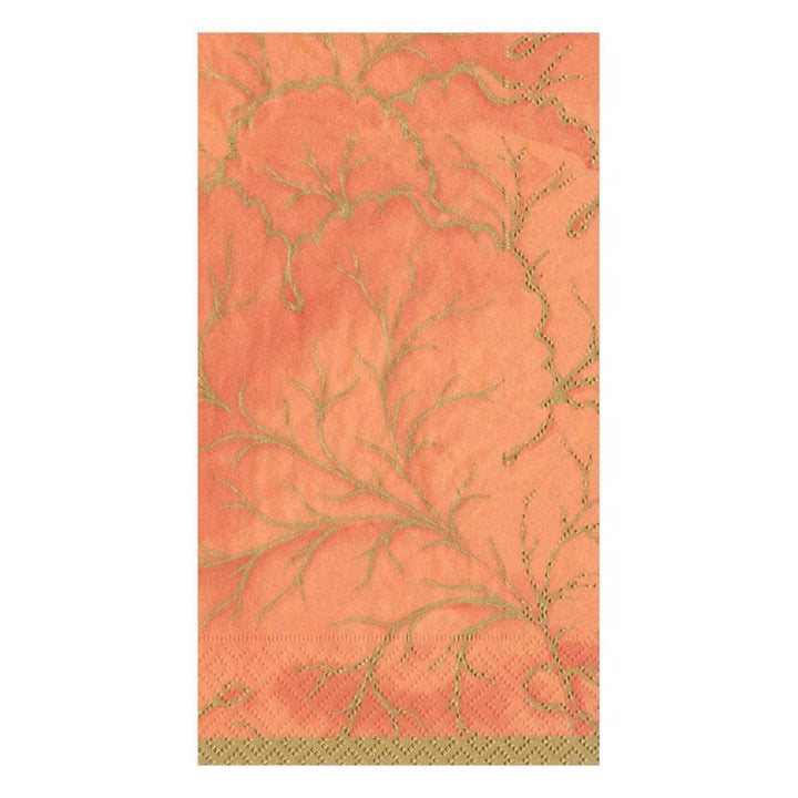 Gilded Majolica Orange Guest Napkin