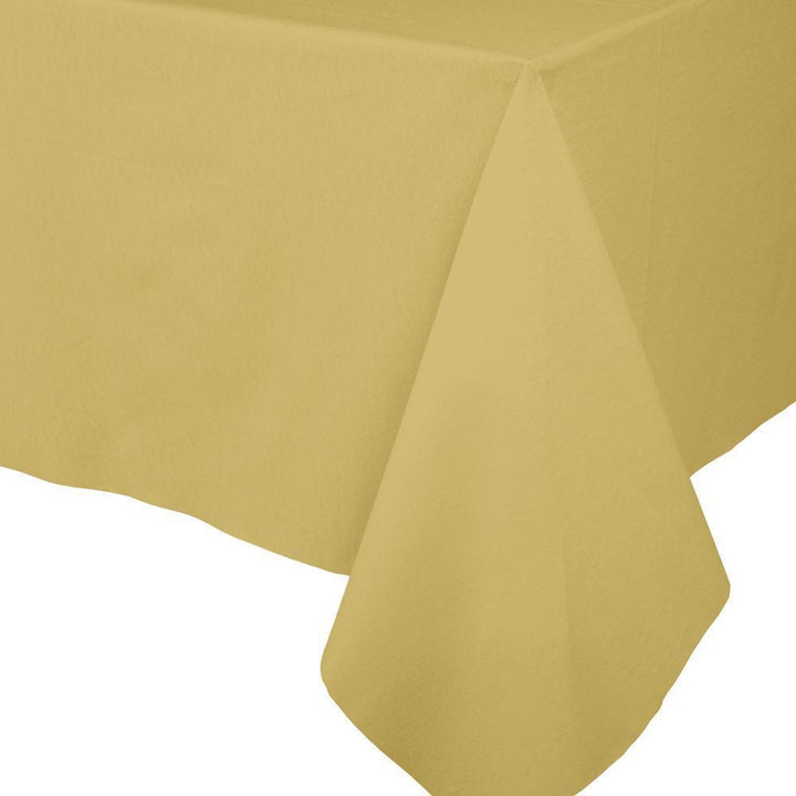 Gold Paper Linen Table Cover