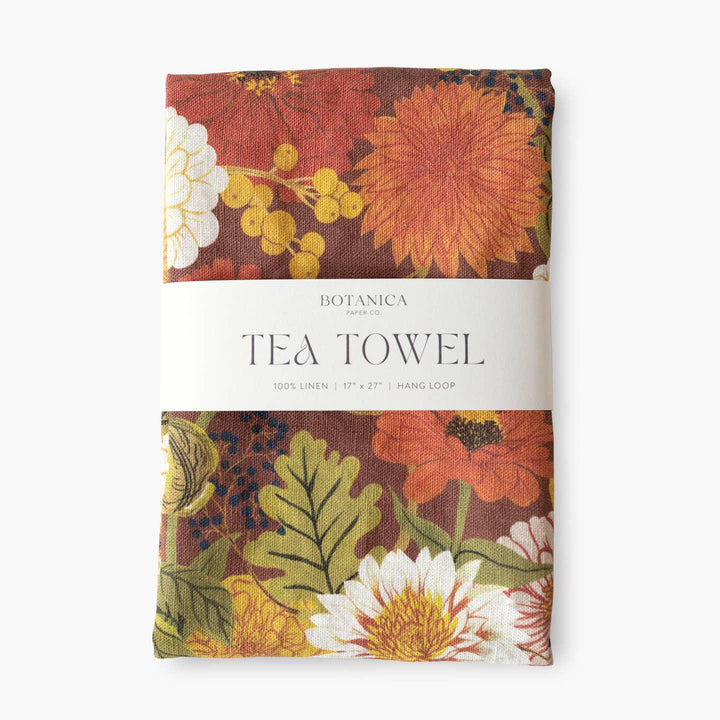 Autumn Foliage Tea Towel