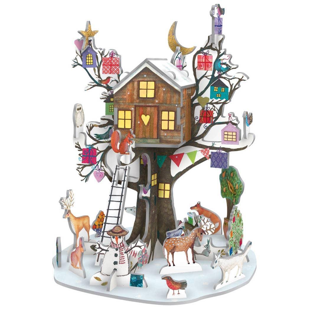 Christmas Treehouse Pop & Slot Mini Advent Calendar