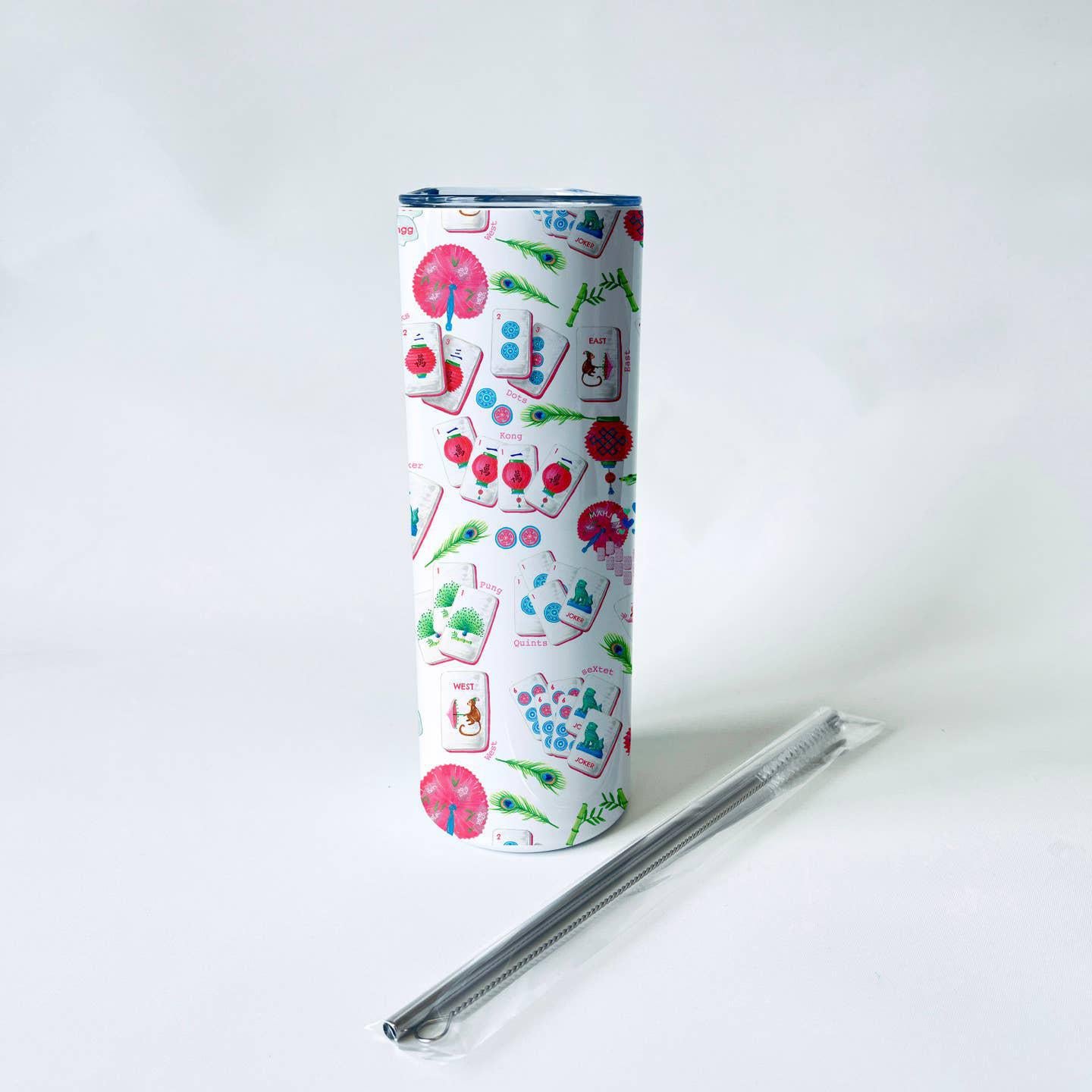 Mahjong Themed Tumbler