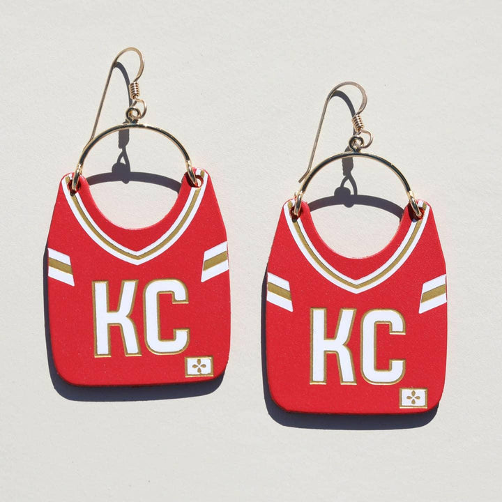 Kansas City Jersey Earring