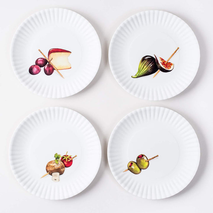 Hors D'Oeuvre Melamine Appetizer Plates