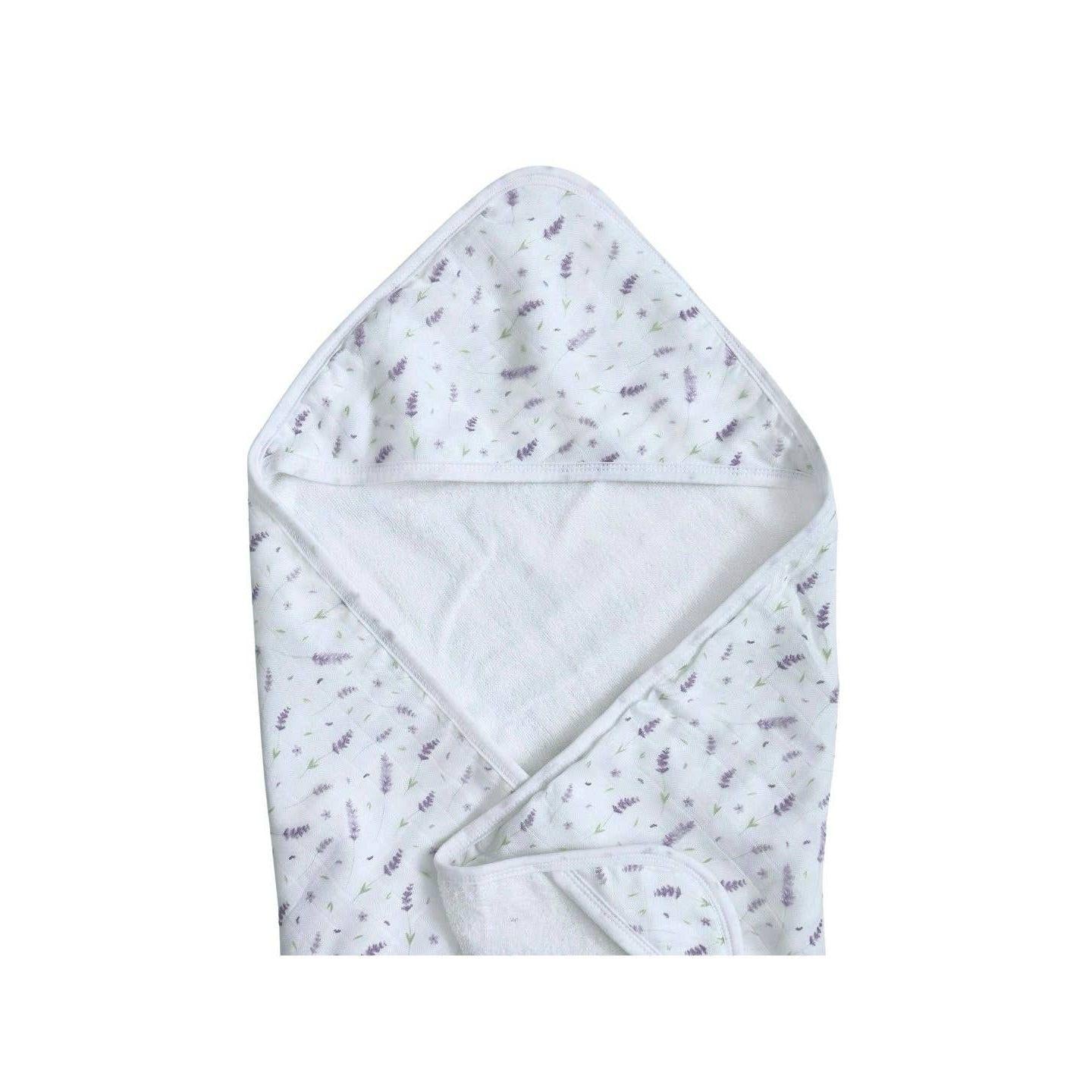 French Lavender Hooded Bath Towel