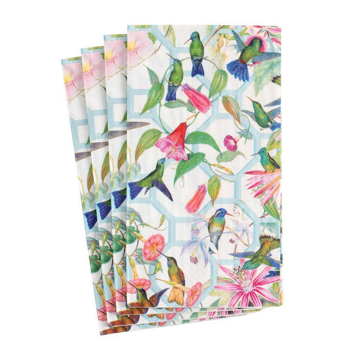 Hummingbird Trellis Guest Towel Napkin