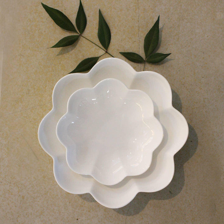 Blooming White Bowl