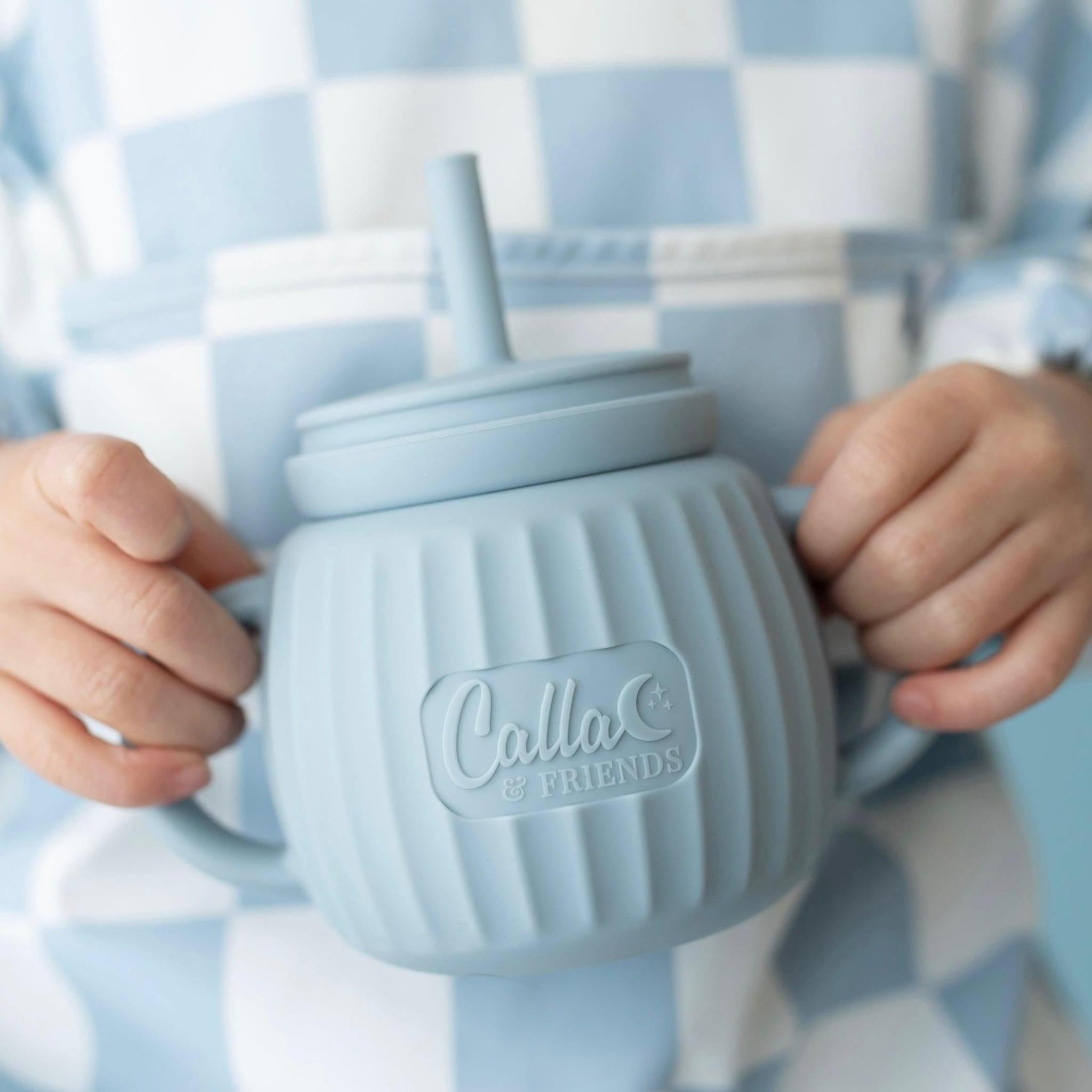 Powder Blue Drink Cup