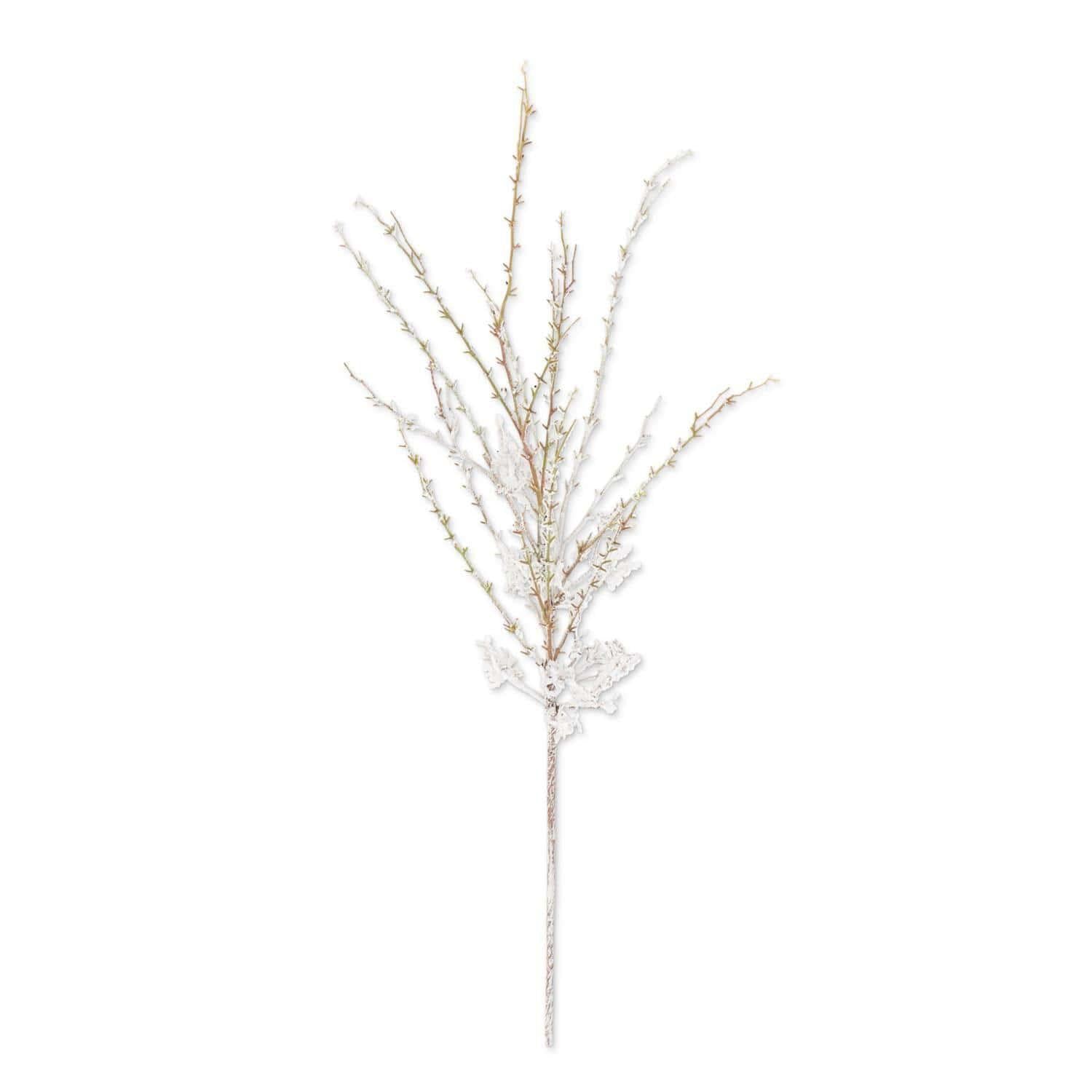 Flocked Deadwood Branch