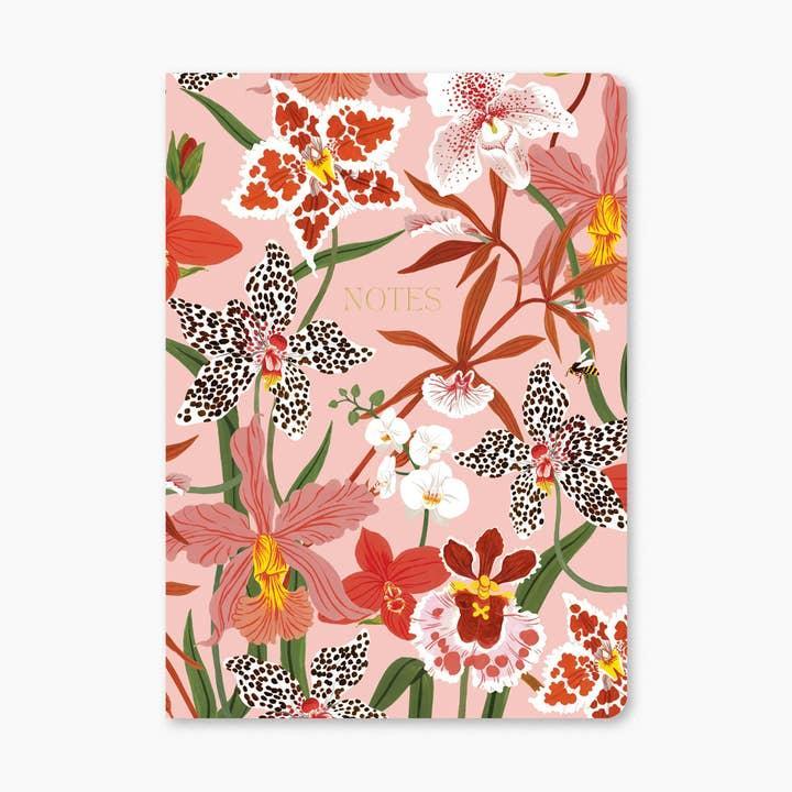 Orchids Lined Notebook
