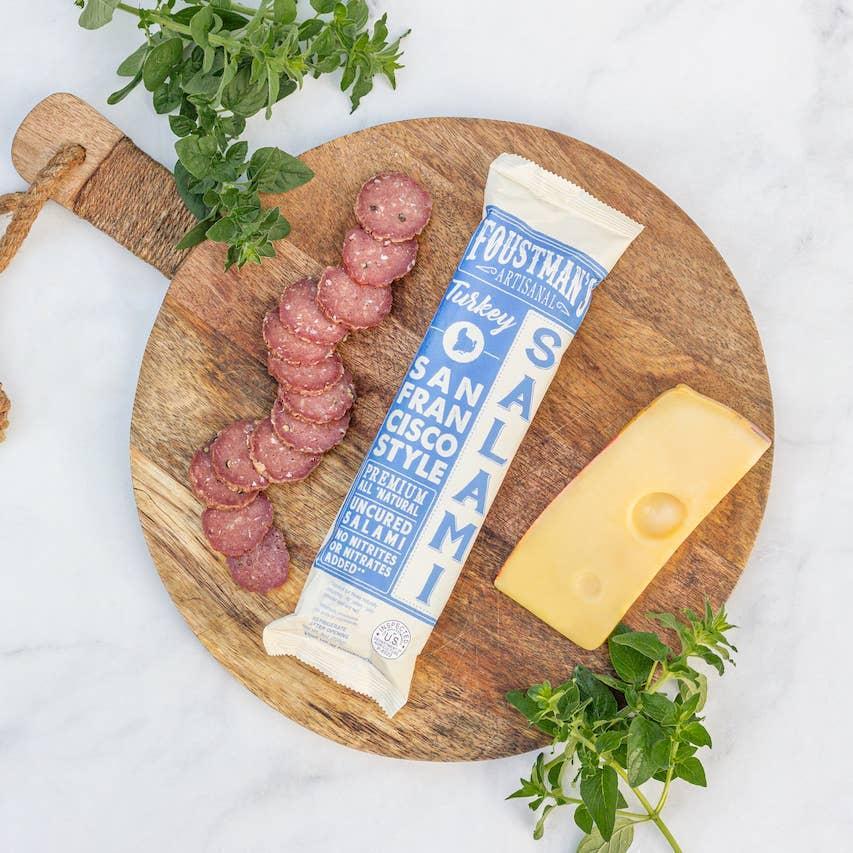 Foustman's Uncured Turkey San Francisco Style Salami